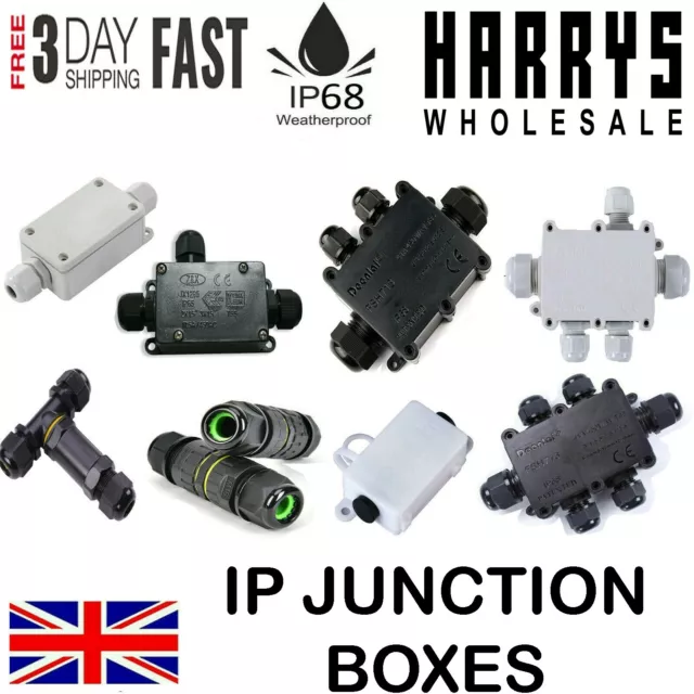 Waterproof Junction Box Case Electrical Cable Wire Connector Outdoor Ip66 Ip68