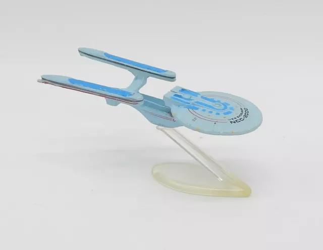 Micro Machines STAR TREK USS Excelsior NCC-2000 + supporto - mini veicolo