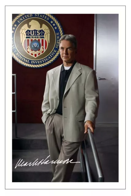 Mark Harmon Signed Photo Print Autograph Ncis Leroy Jethro Gibbs