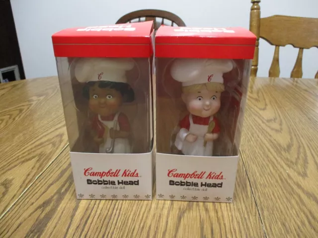 Campbell Soup Kids Bobblehead Dolls 2002 Bobble Head Campbell's