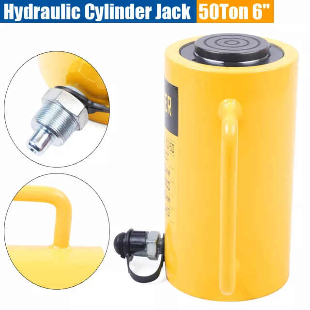 Jack de cilindro hidráulico 50 T 6"/150 mm trazo de acción única RAM