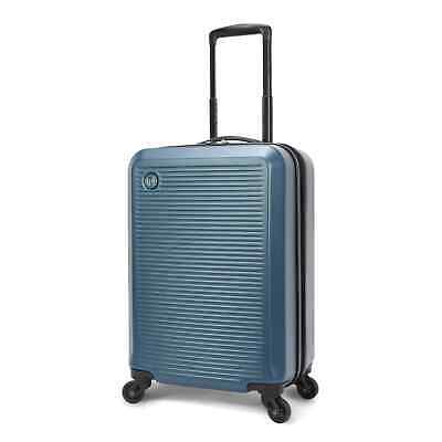 Protege 20"  Carry-On Spinner Luggage Matte Blue Travel Bag Storage with Wheels