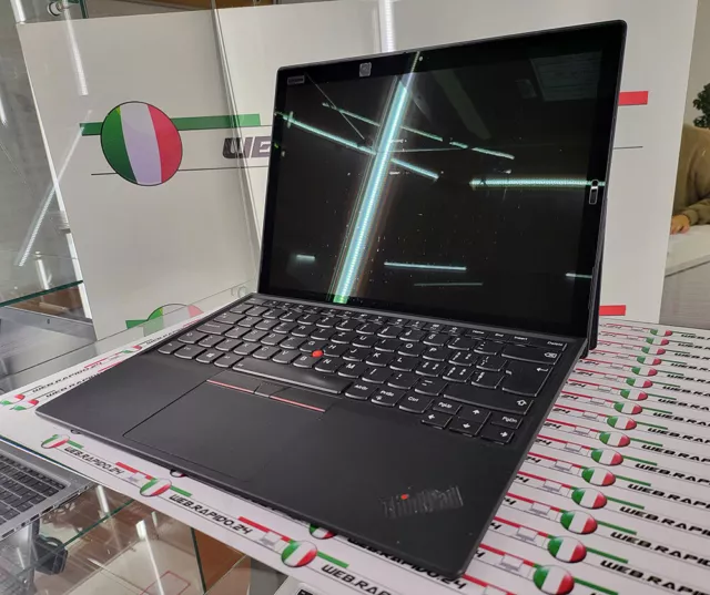 N48_Pc Notebook Lenovo X1 Carbon I5-8350U Ram 8Gb Ssd 256Gb Tablet Touch Leggere