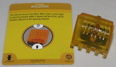 Bulldozer R203.11 Guerre De Clair Dc Heroclix Orange Lanterne Corps Construction
