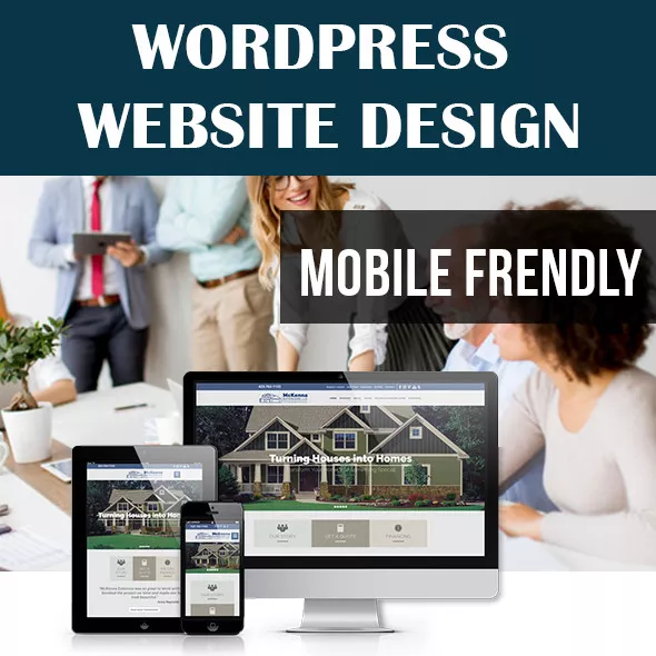 Wordpress Website - Custom Website Design - Professional & Mobile Friendly