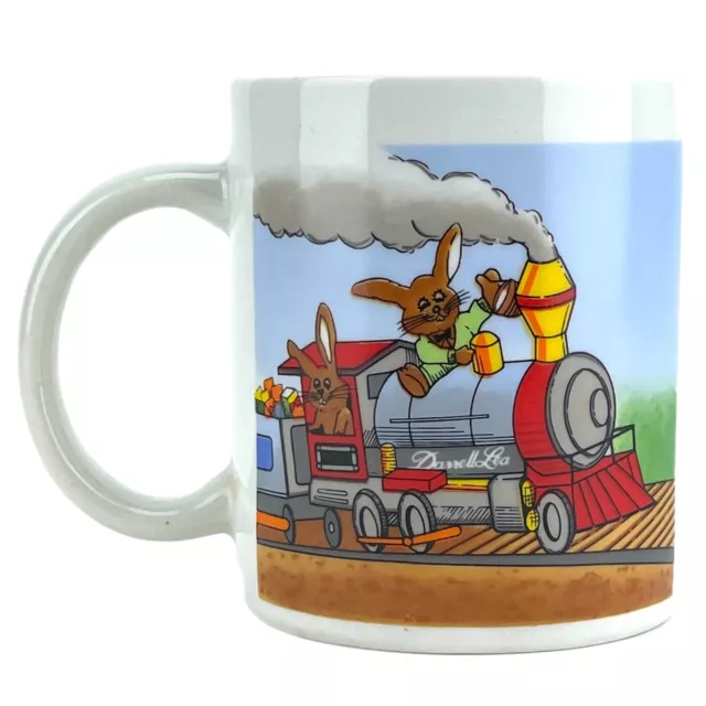 Darrell Lea Chocolates Series 4 Limited Edition Coffee Mug Bunny Rabbit Train