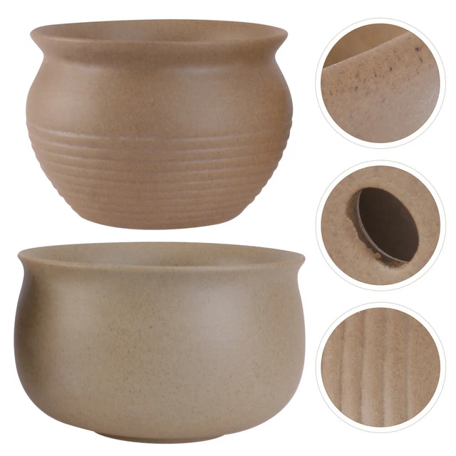 2 Pcs Vegetarischer Keramik Blumentopf Aus Porzellan Dekorativer