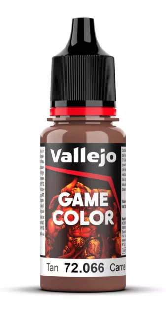 Vallejo Acrylic Paint - Game Colour #Tan (18 ml/0.6 fl oz)