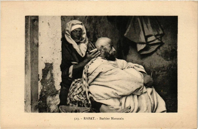 CPA AK MOROCCO RABAT - Moroccan Barber (213407)