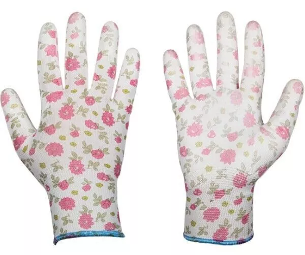 BRADAS guantes jardineria guantes proteccion PURE PRETTY talla 7 guantes 9944