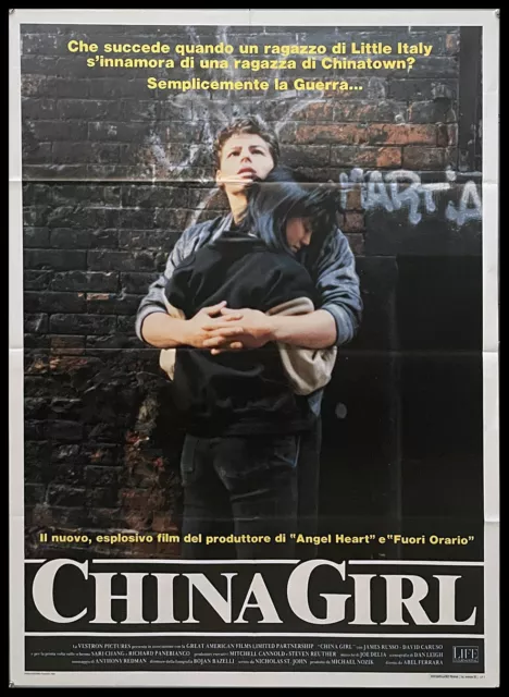 1987 * Manifesto 2F Cinema "China Girl - James Russo, Sari Chang" Drammatico (A-