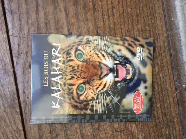 DVD DOCUMENTAIRE animaux natural killers 10 les rois du kalahari   NEUF