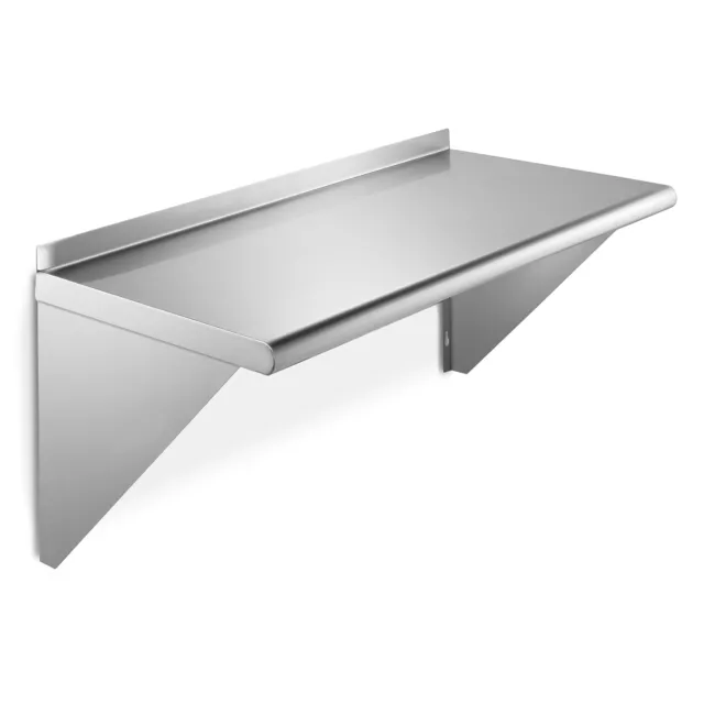 Stainless Steel 14" x 24" Wall Shelf Commercial Kitchen Restaurant Shelving