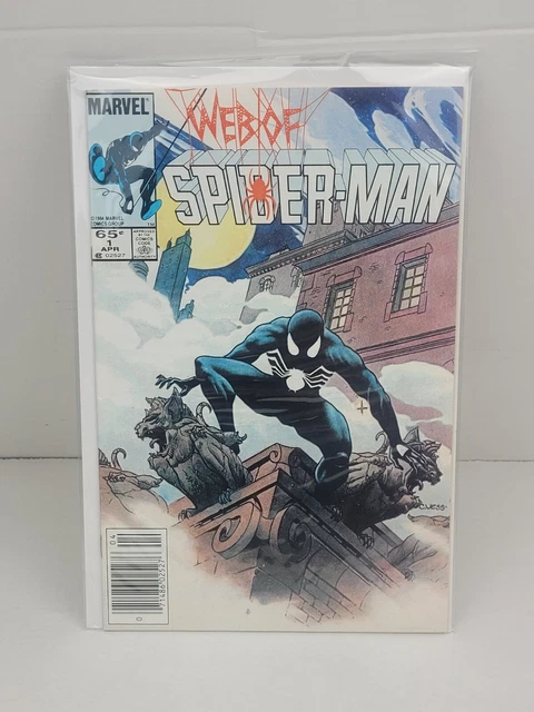 Web of Spider-Man #1 Newsstand 1st Appearance of Vulturions High Grade Key 1985