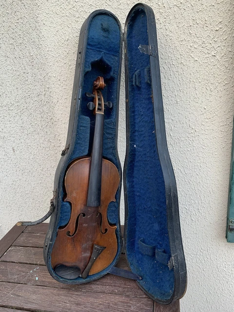 Kit Complet Accessoires Violon 4/4 En Ébène – Mentonnière, Cordier, Chevilles De Réglage, Chevalet, Âme Et Queue – Qualité Supérieure Pour Un Son Optimal