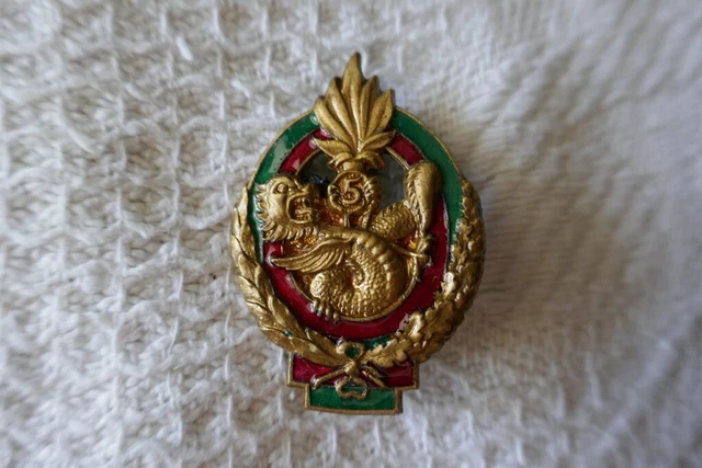 Insigne Original Légion Étrangère - 5° REI - Carte D'Indochine - DRAGO G.1154 - 1950-60