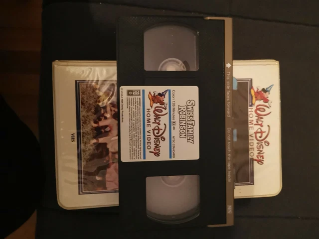 VHS WALT DISNEY Home Video: Swiss Family Robinson (John Mills) Vintage ...