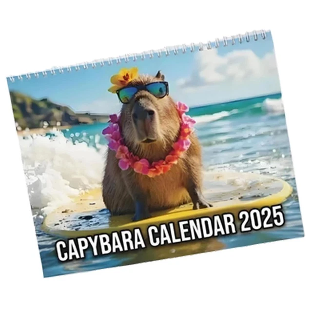 Capybara Adventskalender 2025 – 31-teiliges Set Mit Niedlichen Capybara-Figuren Für Kinder