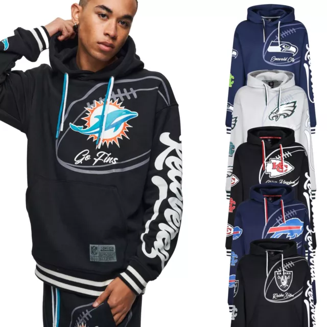 Re:covered Fleece Oversize Hoody - PATCHES NFL Teams