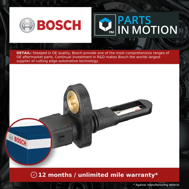 Bosch Intake Air Temperature Sensor 0280130085 - 5 Year Warranty