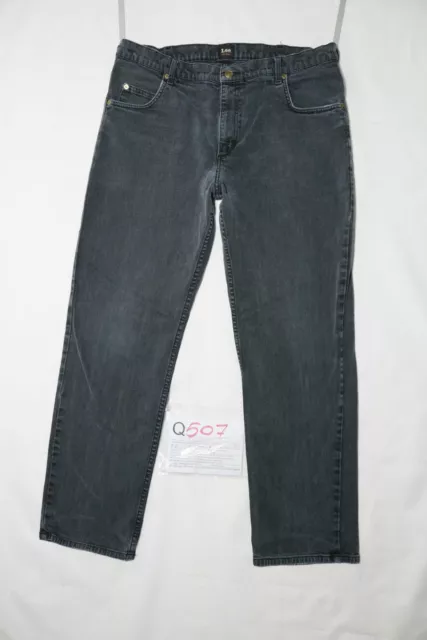 Lee BROOKLYN STRETCH usato (Cod.Q507) W40 L32 denim jeans dritto elastico