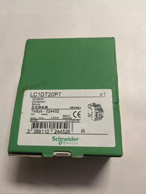 Brand New Schneider Electric contactor - TeSys LC1DT20P7