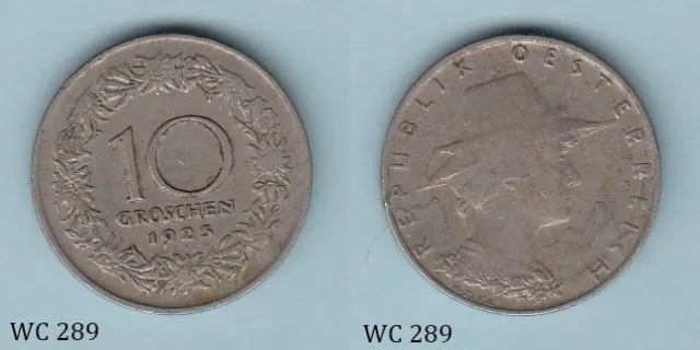 Austria 10 Groschen 1925 Coin