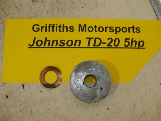 46-49 JOHNSON outboard 5hp Sea Horse TD20 rotor wave spring washer timing