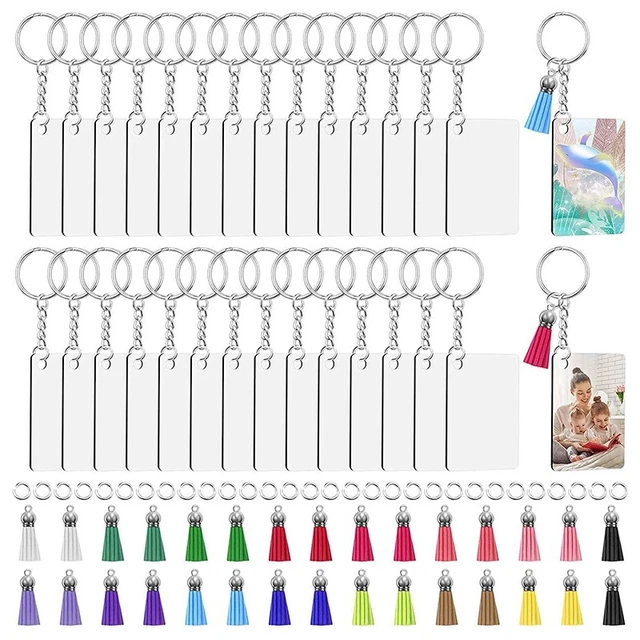 Sublimation SchlüSselbund Rohlinge Bulk, Satz von 30 Sublimation SchlüSselb7861