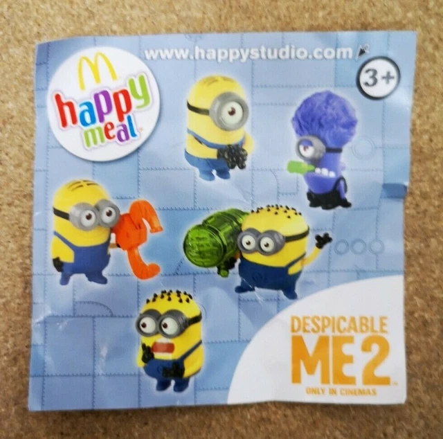 McDonalds Happy Meal Toy 2013 Despicable Minions 2 Figures Plastic Toys  Various