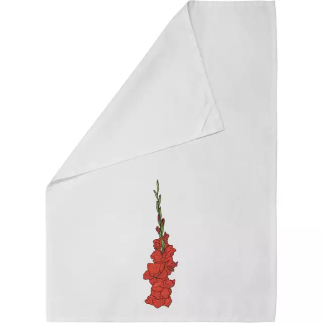 'Gladiolus' Cotton Tea Towel / Dish Cloth (TW00029776)