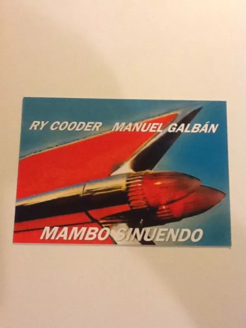 Postkarte Motiv Ry Cooder Manuel Galban Mambo Sinuendo Cuba Kuba Havanna Oldie