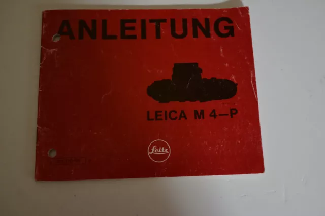 #A0112-Leitz Anleitung  Leica M4-P