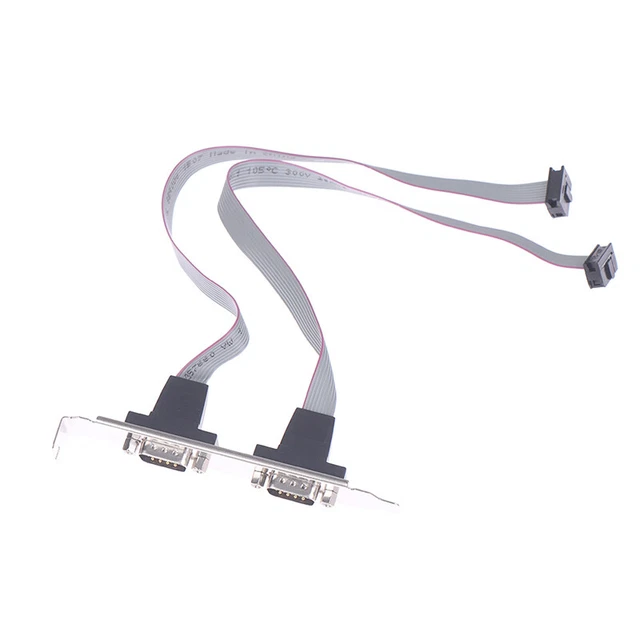 PC HOST CASE Chassis Motherboard 2 Ports Serial RS232 DB9 Male COM Port