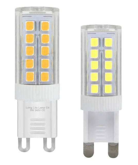 G9 LED 5W Capsule Light Bulb Replacement For G9 Halogen Capsule Light Bulbs