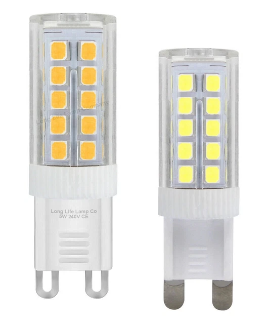 G9 LED 5W Capsule Light Bulb Replacement For G9 Halogen Capsule Light Bulbs