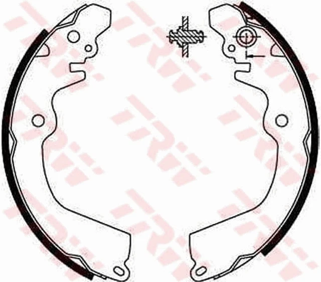Kit ganasce freno TRW GS8666 per Colt Mitsubishi Carisma Space Runner Galant 6 5 7