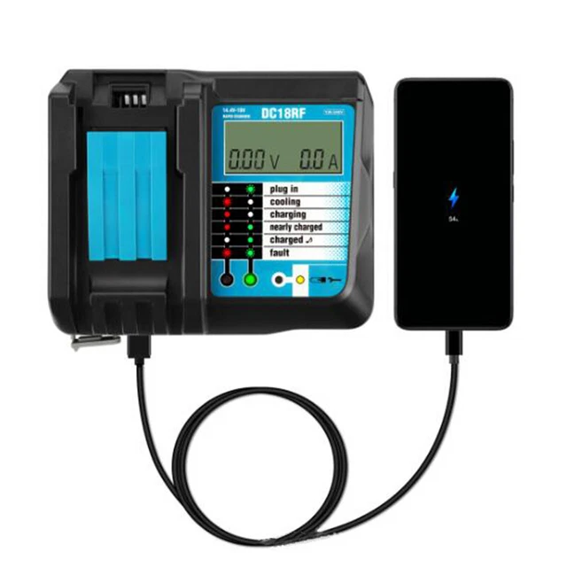 Makita DC18RC 18V LXT Lithium-Ion Rapid Tool Battery Charger