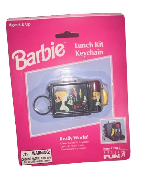 Barbie Lunch Kit Keychain From 1999, Factory Sealed