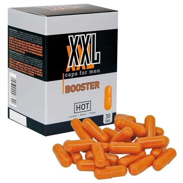 Hot Xxl Caps Booster Allungamento,Ingrandimento Pene, Potenza Erezioni+Regalo.