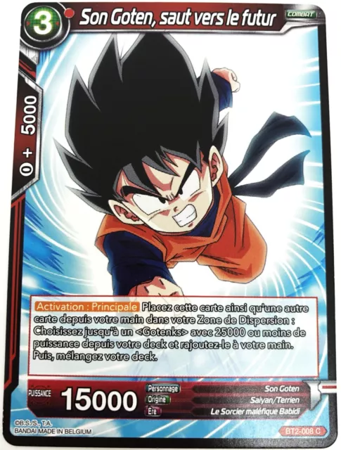 Carte DRAGON BALL SUPER : SON GOTEN, SAUT VERS LE FUTUR - BT2-008 C