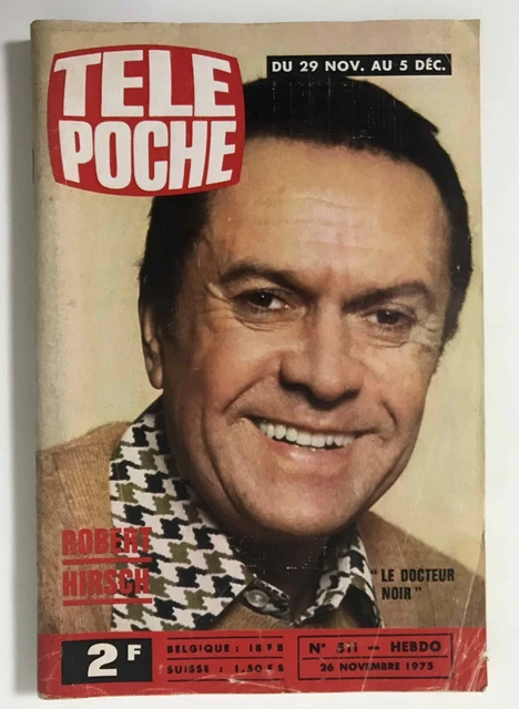 ►TELE POCHE n°511 - 1975 - HIRSCH - EVELYNE DHELIAT  - JOELLE - CLAUDE TITRE