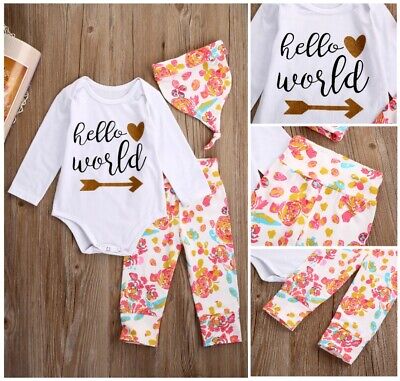 2022 SUMMER INFANT NEONATO BABY boys girls cotton t-shirt Tops + Pants Outfit Set