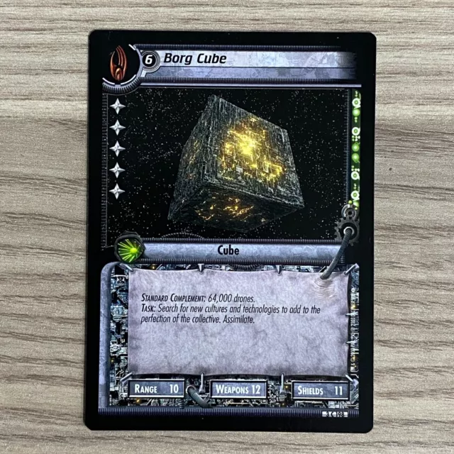 Star Trek Borg Cubo Ccg Tarjeta Descifrar 2003 3C 198 Coleccionable Juego