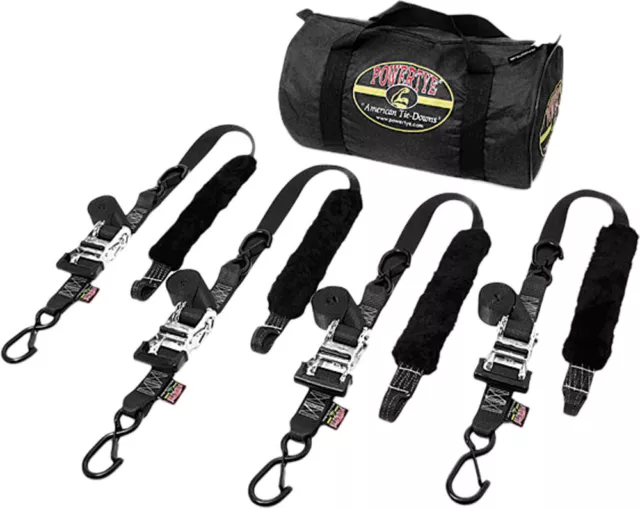 Powertye Fat Strap Trailer Kit Black #TRAILERKIT-82