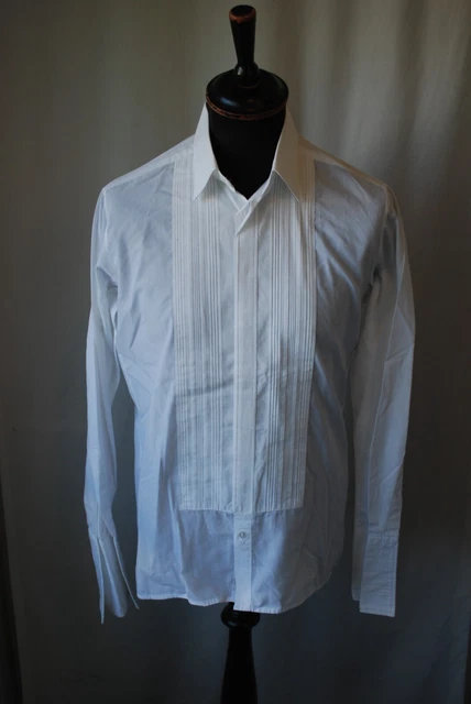 Camicia a maniche corte vintage Dickies bianca slim fit western western wear taglia large