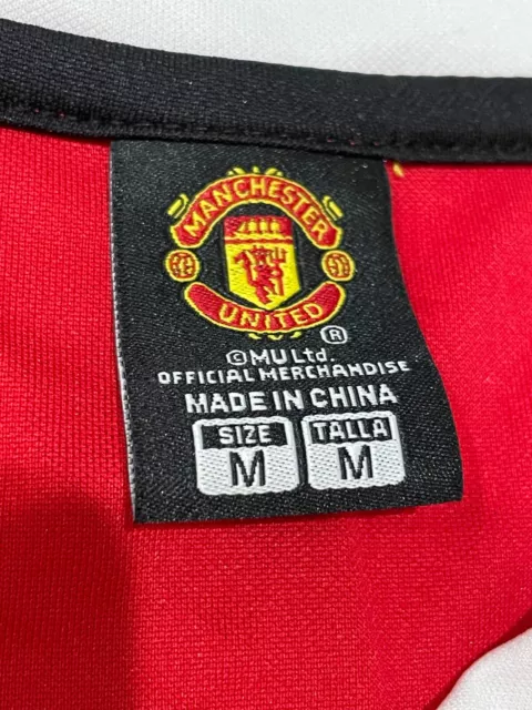 2011 Manchester United FC Polyester Fan version Jersey OFFICIAL LICENSED Mens M 2