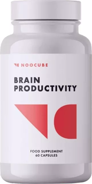 NOOCUBE Productivité cérébrale 750 mg 60 gélules pour la mémoire Focus Sans...