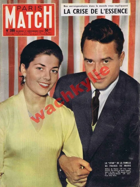 Paris Match n°399 du 01/12/1956 Hélène de France Iran Pétrole Freud Cocteau