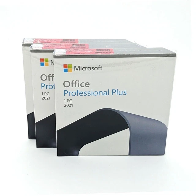 GENUINE MICROSOFT OFFICE 2021 Professional Plus 1 Pc Lifetime Dvd ...